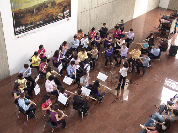 Orquesta Nacional de Flautas Fotografía: Patricia Gallardo