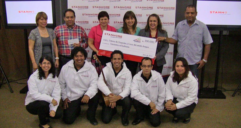 Sthanhome Venezuela Donativo de StanHome al Sistema de Orquestas de Aragua
