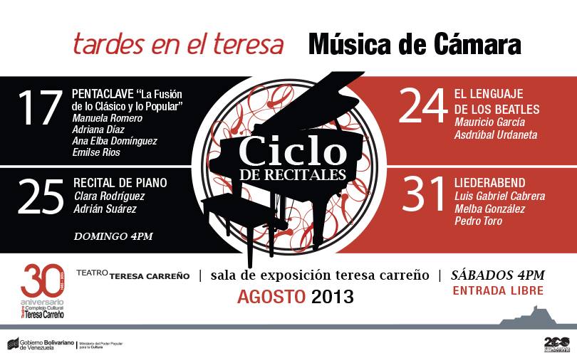 Ciclo de TArdes en el Teatro Teresa Carreño