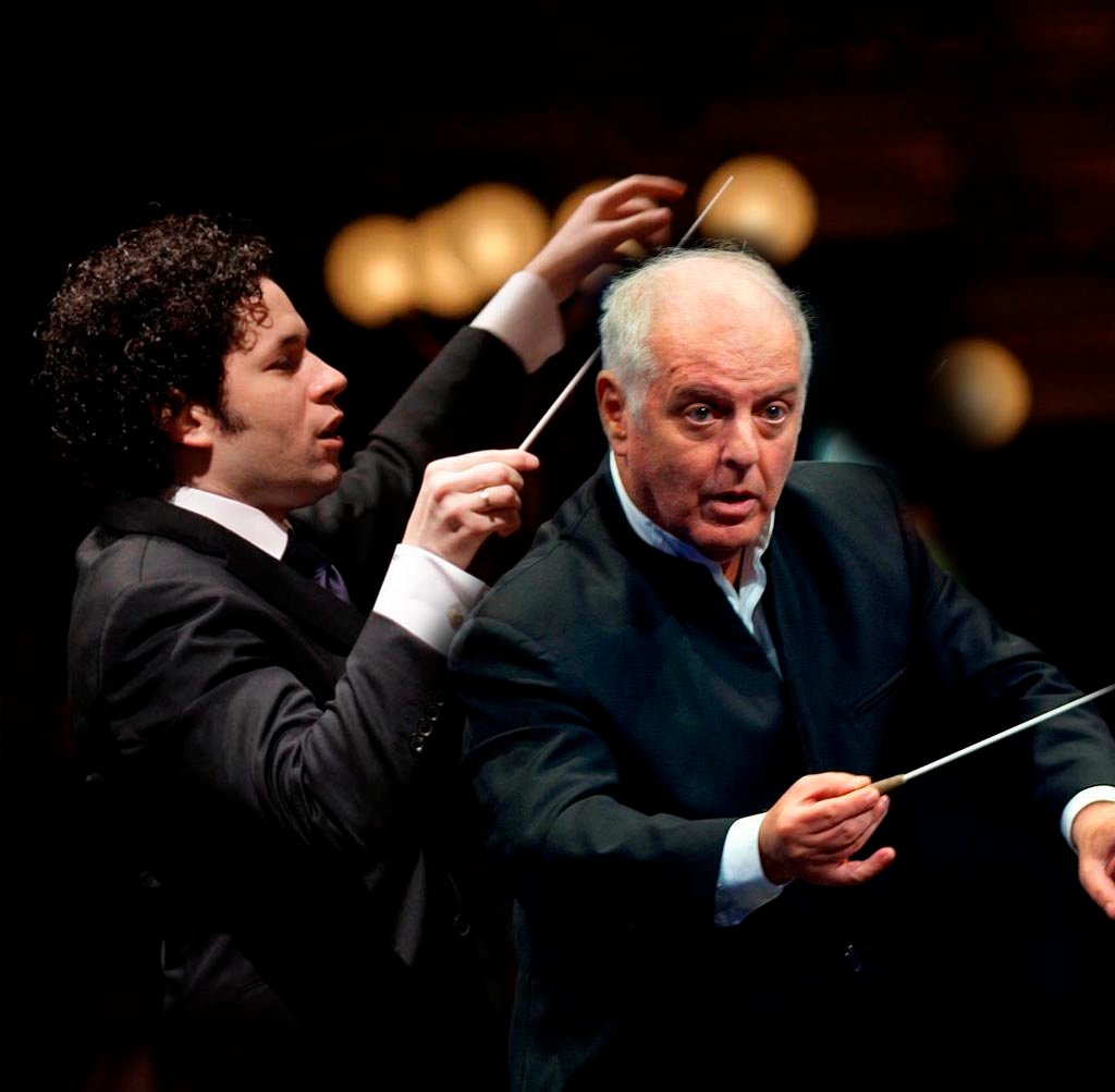 Dudamel Daniel Barenboim y Gustavo Dudamel