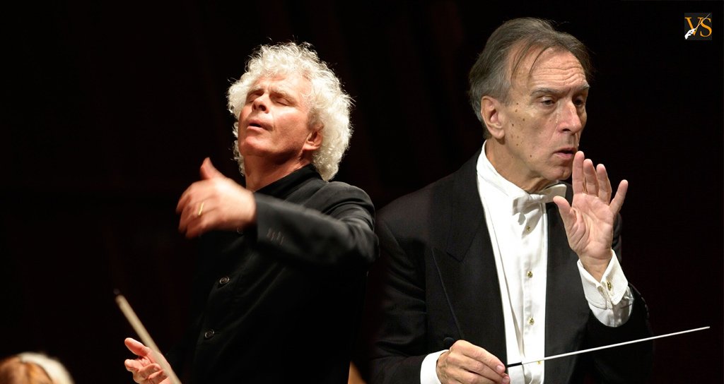 Simon Rattle y Claudio Abbado