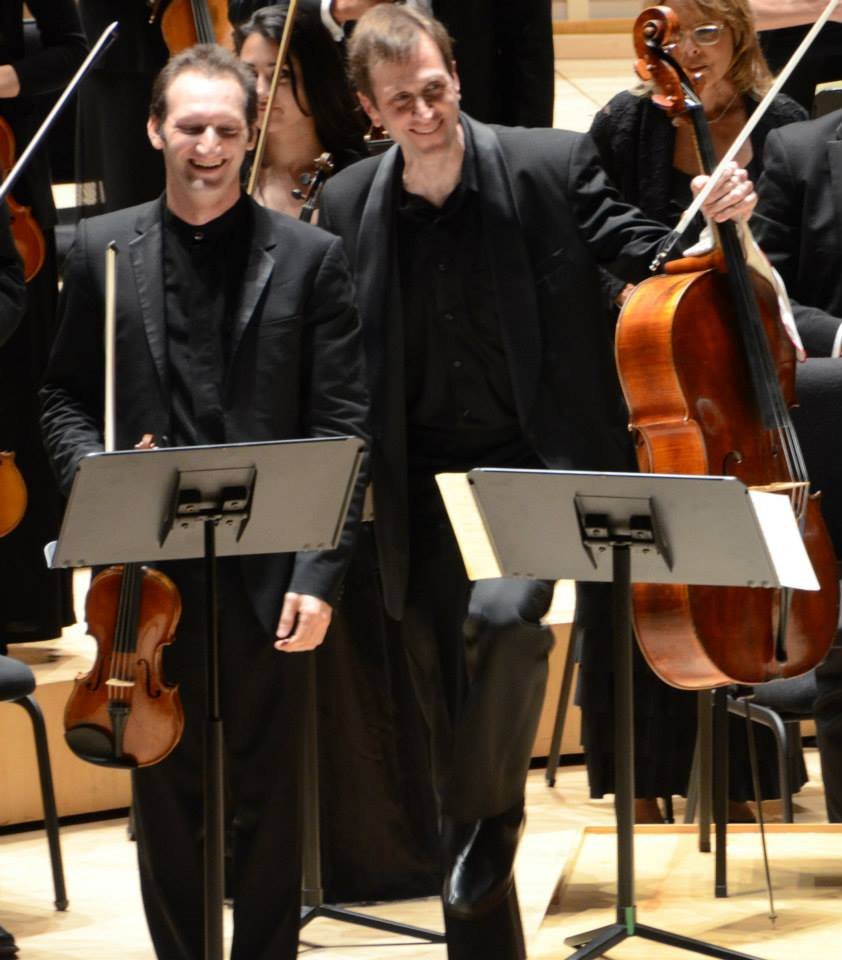 Brahms Fotos propiedad The Miami Symphony OrchestraDoubled Brahms, Tomadas en Adrienne Arsht Center for the Performing Arts / Daniel Andai, violin; Brian Manker, cello; Eduardo Marturet, conductor
