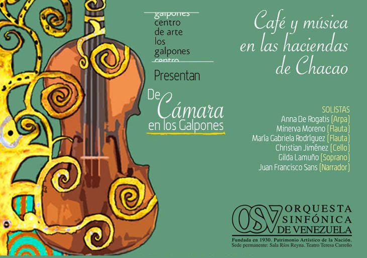 música “Café y música en las haciendas de Chacao”
