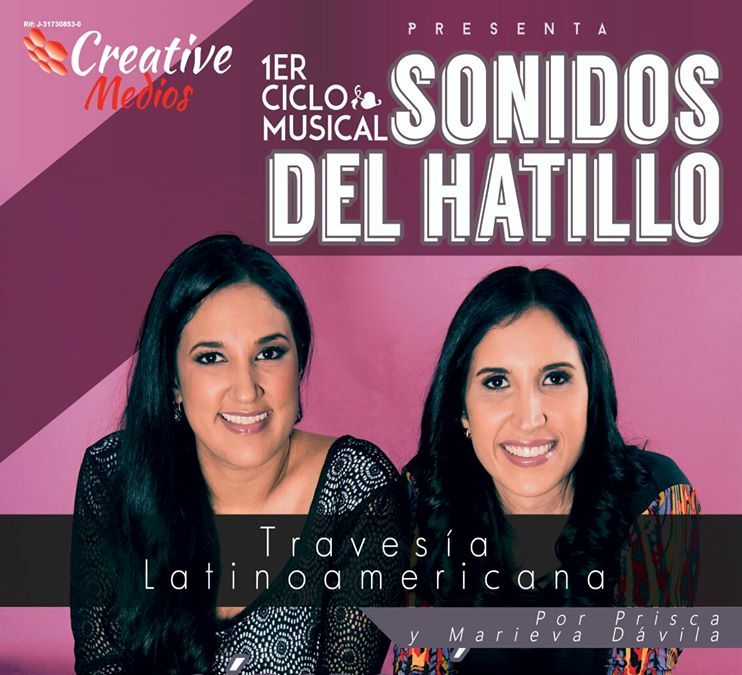Prisca y Marieva Dávila en la gala de clausura de Sonidos del Hatillo
