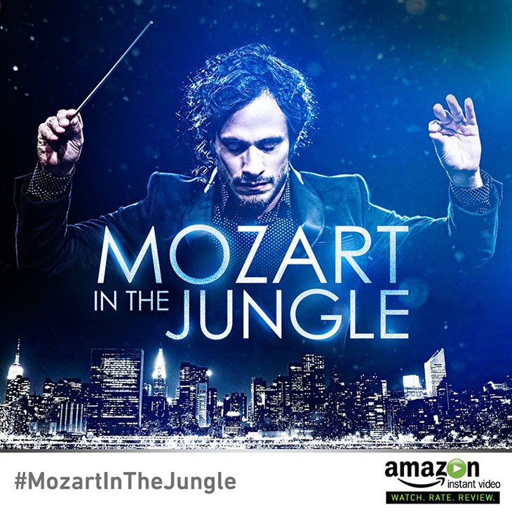Gustavo Dudamel Mozart in the jungle: una versión ficticia del director Gustavo Dudamel