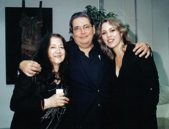 Felipe Izcaray Izcaray con Martha Argerich y Gabriela Montero, 2004