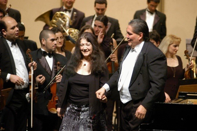 Felipe Izcaray Martha Argerich en Salta, Septiembre de 2003