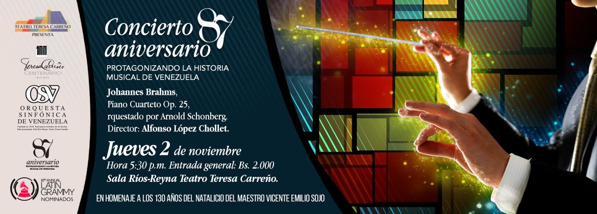 La Sinfónica de Venezuela celebra su aniversario con dos grandes conciertos
