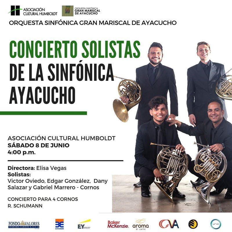 Llega a la Asociación Cultural Humboldt el concierto Solistas de la Ayacucho
